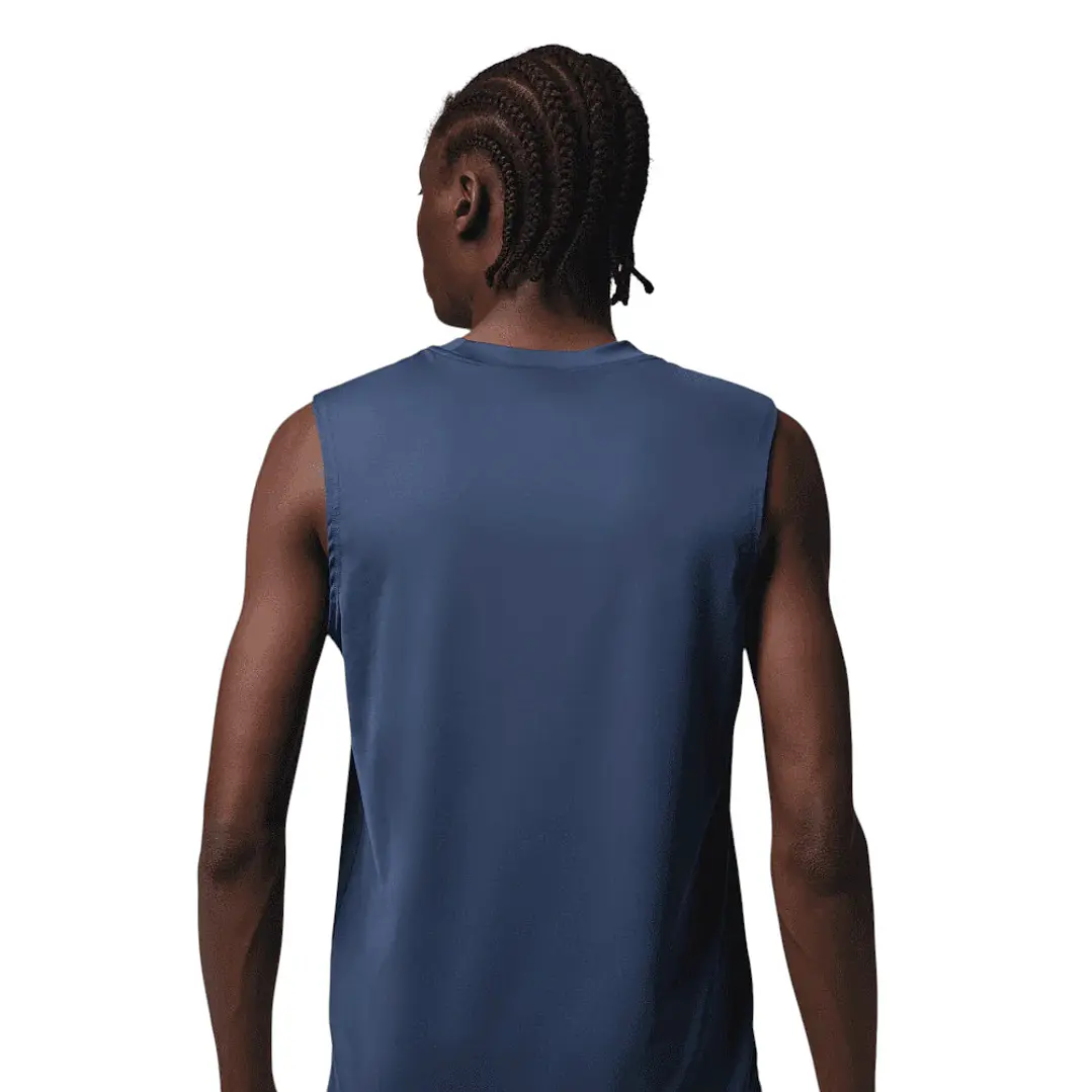 Camiseta Sin Mangas Nike Spt Ess Slvs Hombre-Azul 2