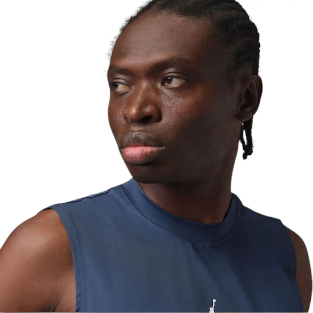 Camiseta Sin Mangas Nike Spt Ess Slvs Hombre-Azul 4