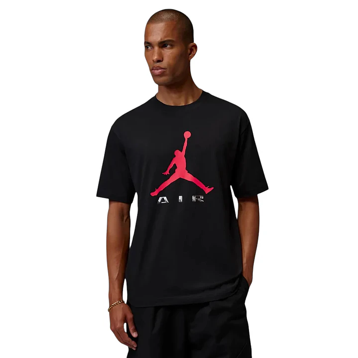 Camiseta Nike M J Brk Gfx Ss Crew Hombre-Negro 1