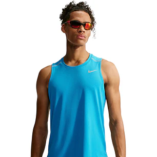 Camiseta Sin Mangas Nike Df Miler Tank Top Hombre-Azul