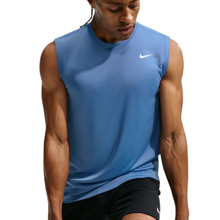 Camiseta Sin Mangas Nike M Df Tee Std Flex Hombre-Azul 3