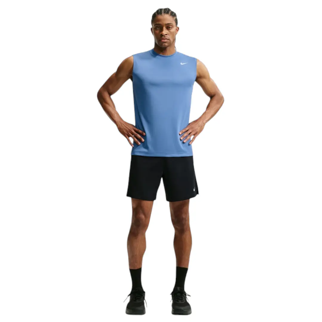 Camiseta Sin Mangas Nike M Df Tee Std Flex Hombre-Azul 5