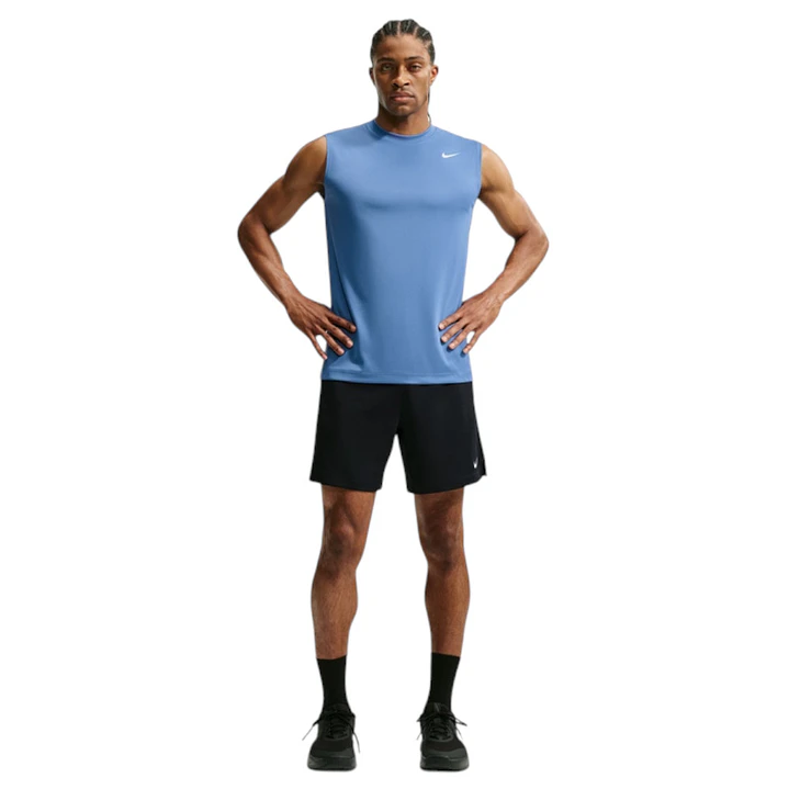 Camiseta Sin Mangas Nike M Df Tee Std Flex Hombre-Azul 5