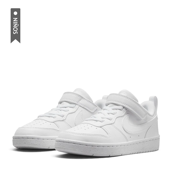 Tenis Nike Court Borough Low Recraft Bpv Niño-Blanco 4