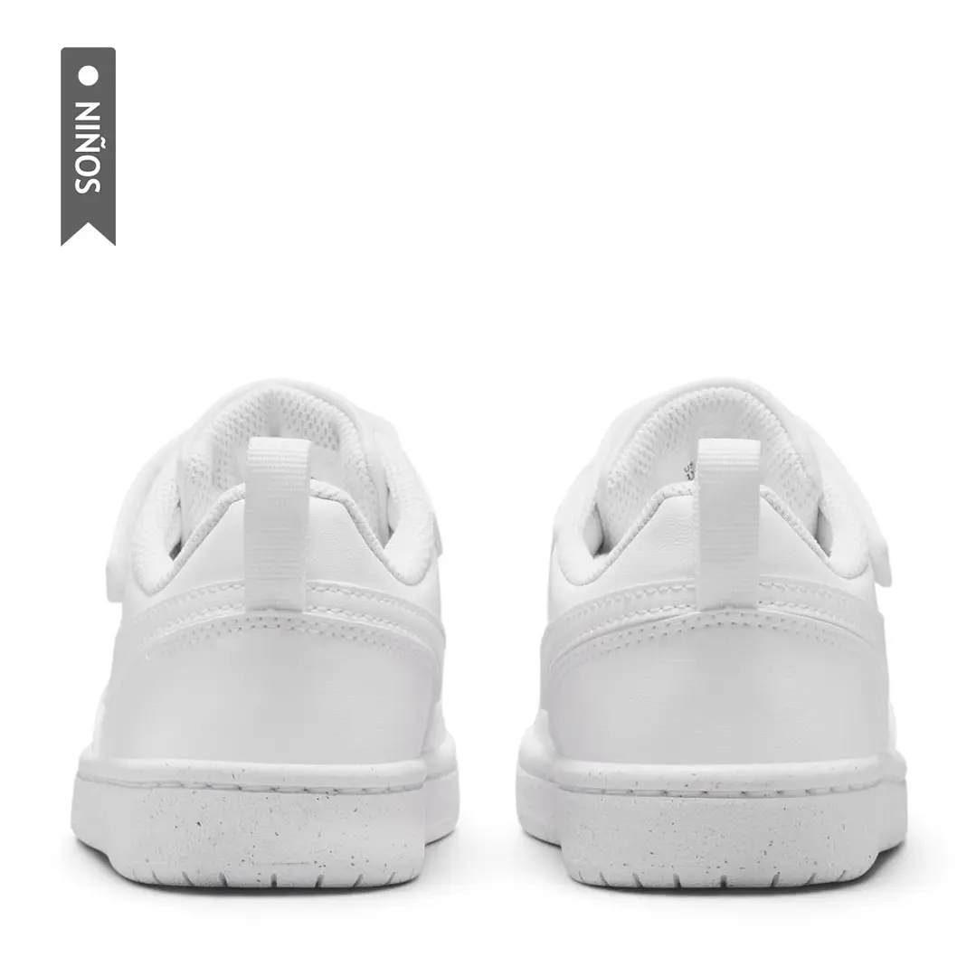 Tenis Nike Court Borough Low Recraft Bpv Niño-Blanco 5
