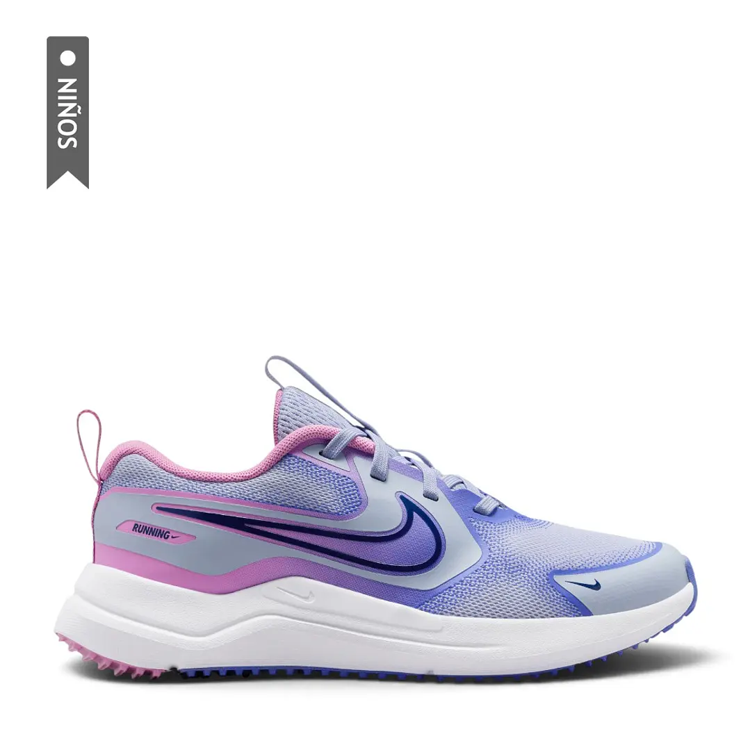 Tenis Nike Cosmic Runner Gs Niño-Azul/Morado 1