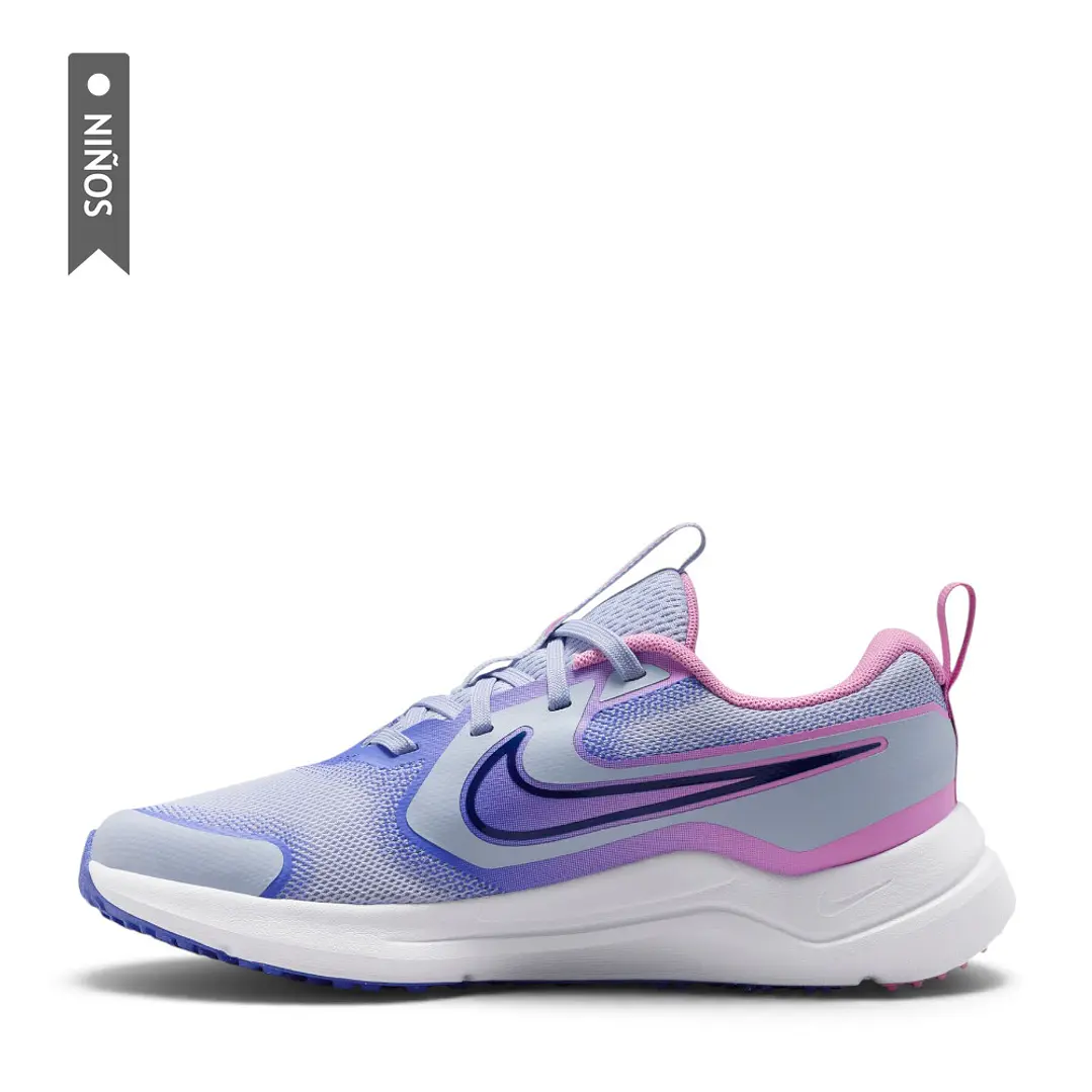 Tenis Nike Cosmic Runner Gs Niño-Azul/Morado 3