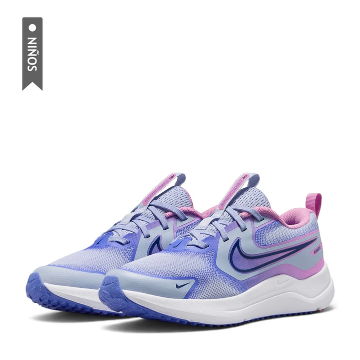 Tenis Nike Cosmic Runner Gs Niño-Azul/Morado 4
