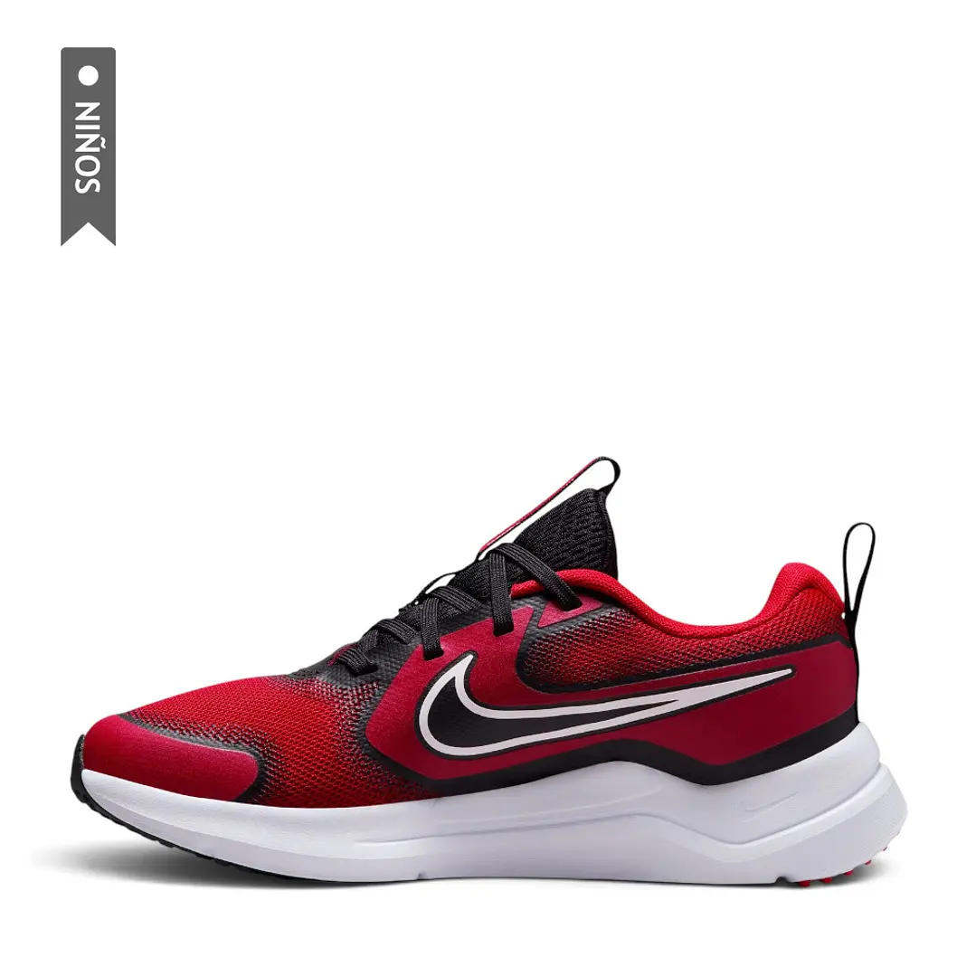 Tenis Nike Cosmic Runner Gs Niño-Rojo 3
