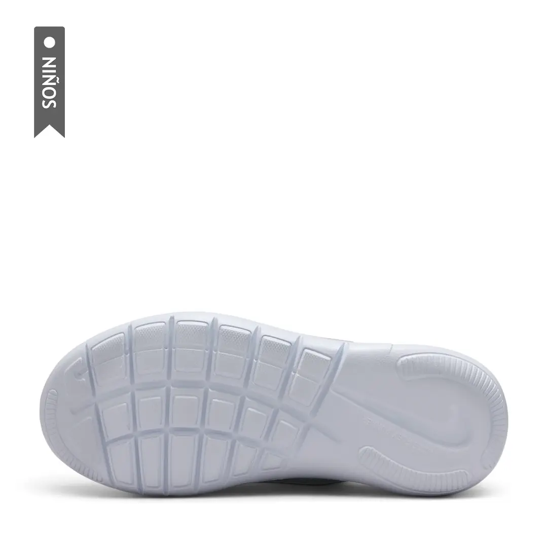 Tenis Nike Flex Runner 4 Gs Niño-Beige/Verde 6