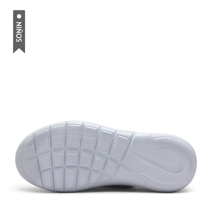 Tenis Nike Flex Runner 4 Gs Niño-Beige/Verde 6