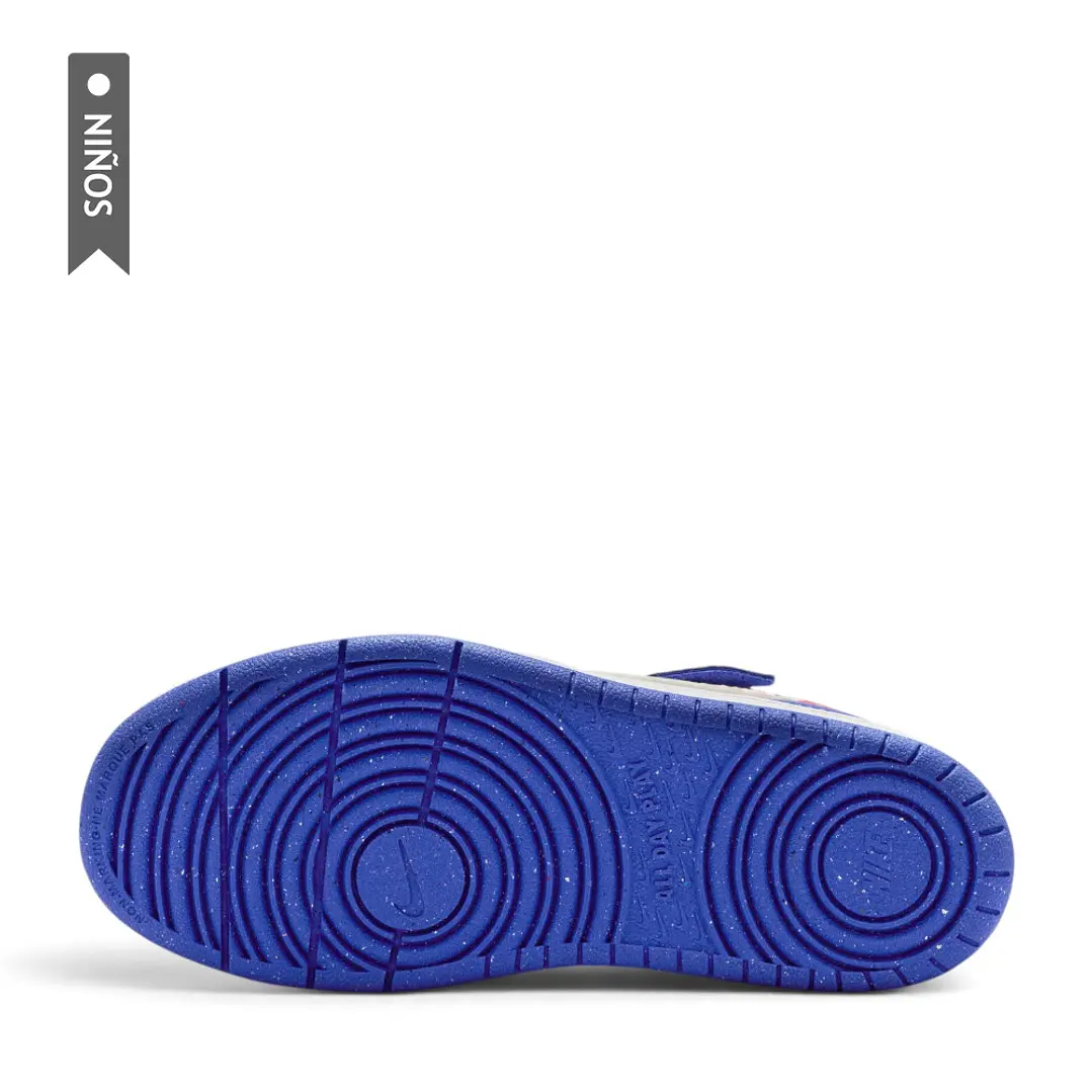 Tenis Nike Court Borough Low Fl Bpv Niño-Blanco/Azul 6