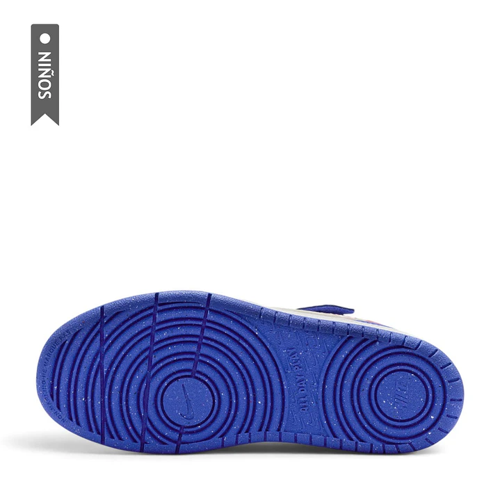 Tenis Nike Court Borough Low Fl Bpv Niño-Blanco/Azul 6