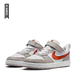 Tenis Nike Court Borough Low Ess Bpv Niño-Blanco/Naranja - Miniatura 4