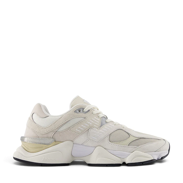 Tenis New Balance 9060 Hombre-Beige/Blanco 1