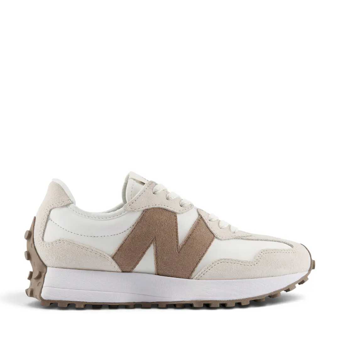 Tenis New Balance 327 Mujer-Beige/Café 1