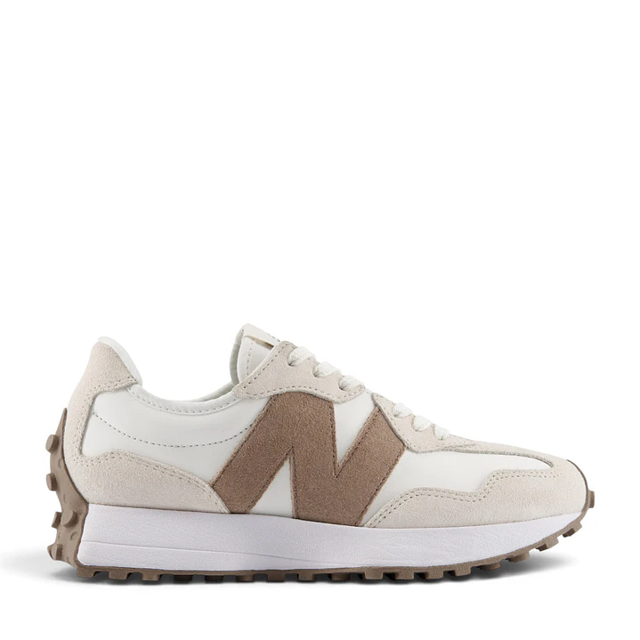 Tenis New Balance 327 Mujer-Beige/Café 1