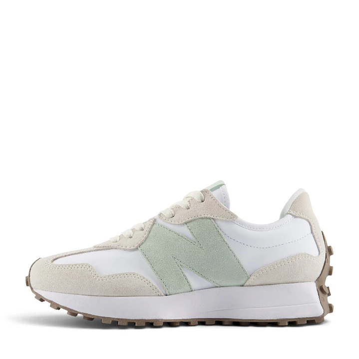 Tenis New Balance 327 Mujer-Beige/Blanco 3