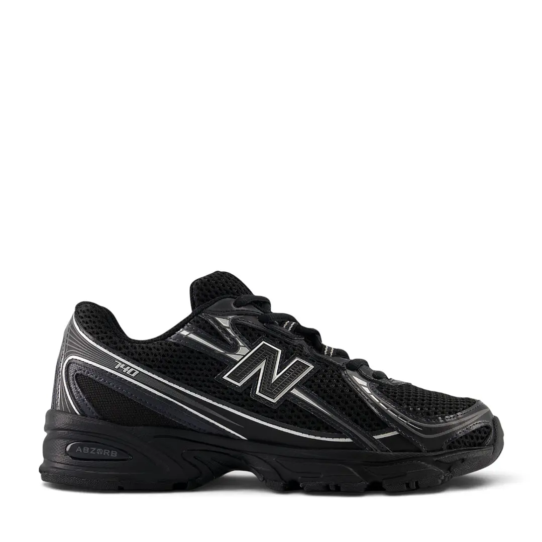 Tenis New Balance 740 Hombre-Negro/Gris 1