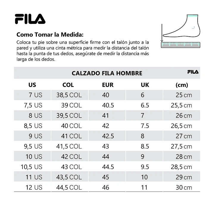 Tenis Fila Honfleur De Hombre-Negro/Blanco 2