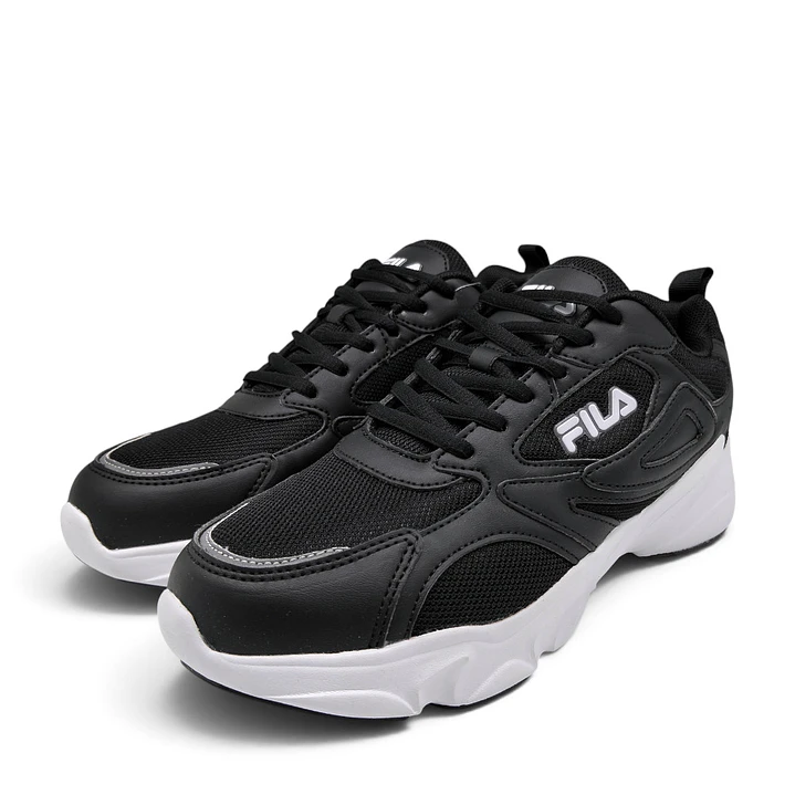 Tenis Fila Honfleur De Hombre-Negro/Blanco 4