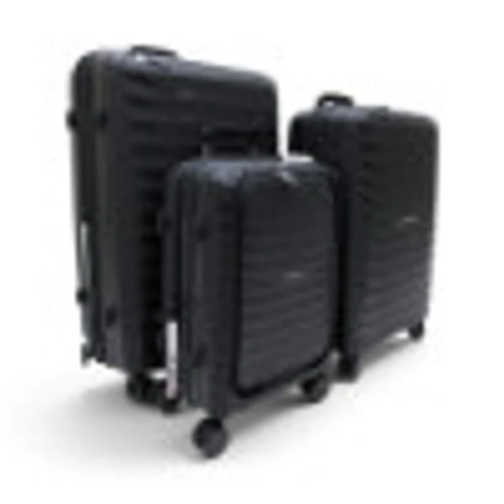 Set De 3 Maletas Swissbrand Askar 2.0-Negro 2