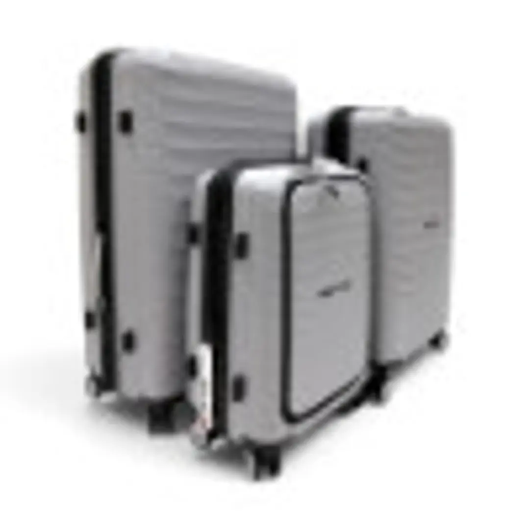 Set De 3 Maletas Swissbrand Askar 2.0-Gris Claro 2