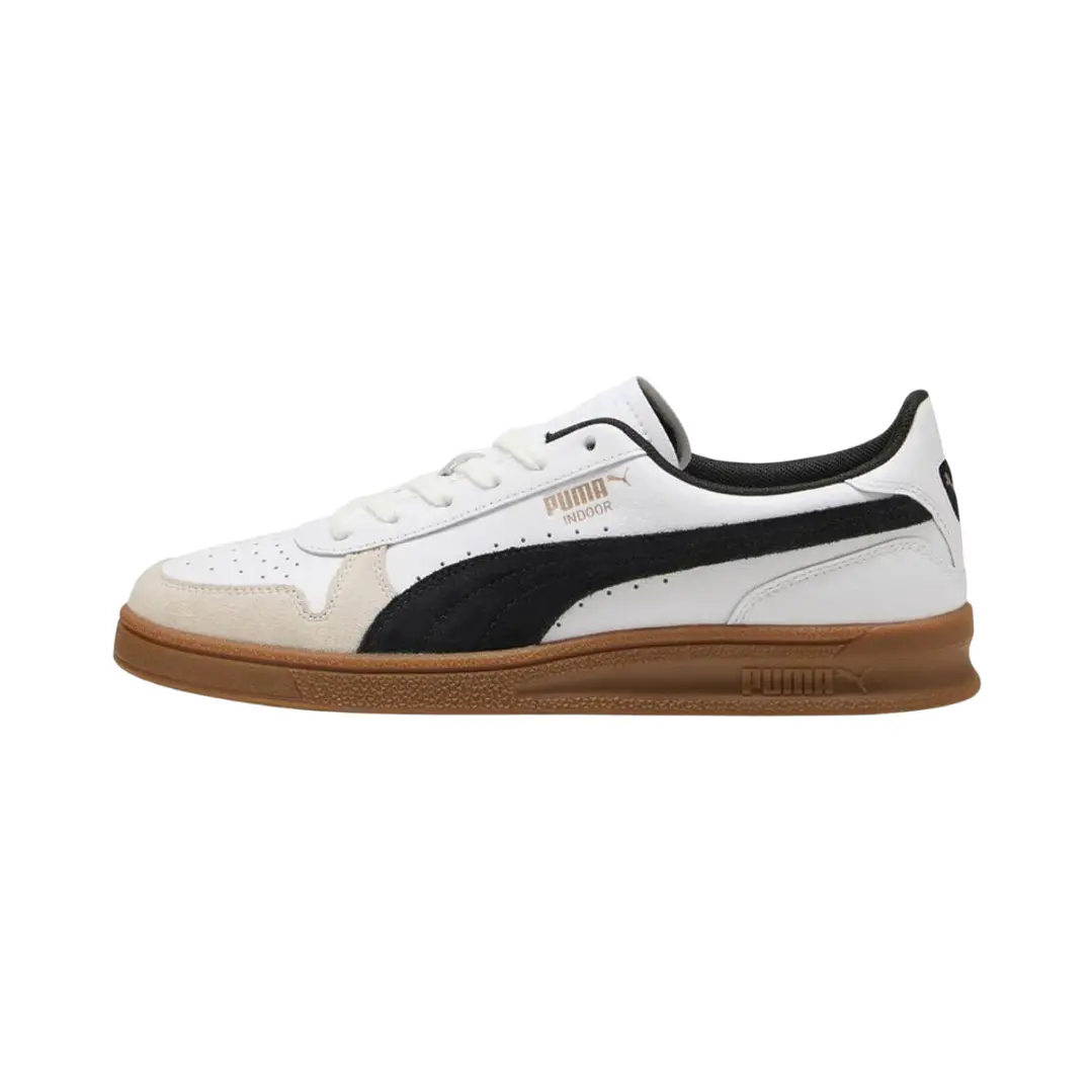 Tenis Puma Indoor Hombre-Blanco/Negro 3