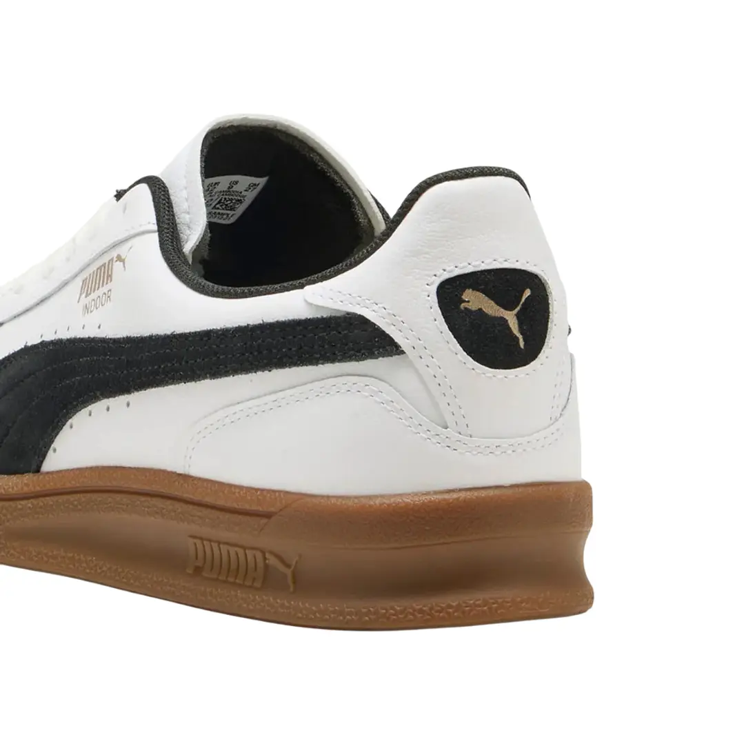 Tenis Puma Indoor Hombre-Blanco/Negro 5