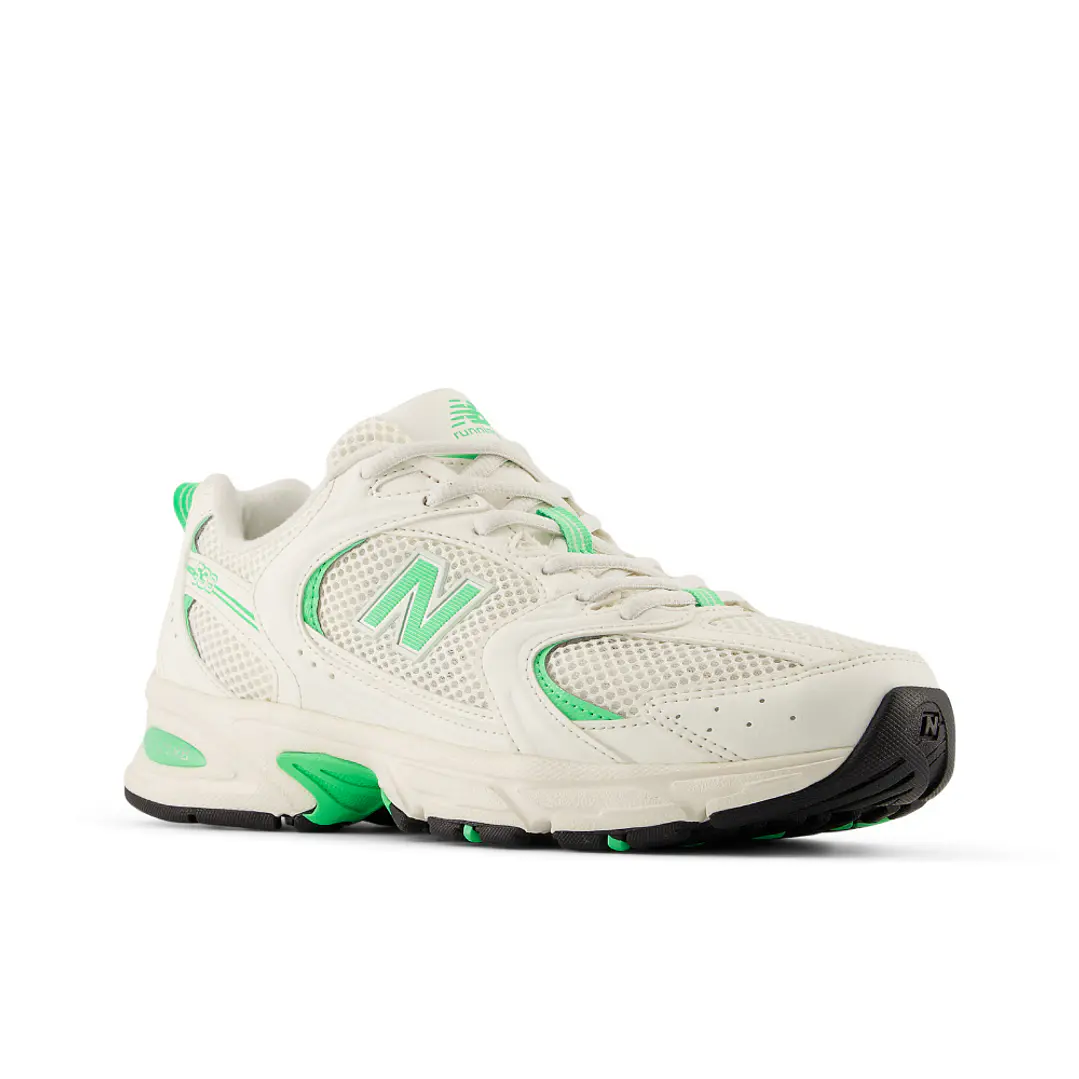 Tenis New Balance 530 Mujer-Blanco/Verde 4