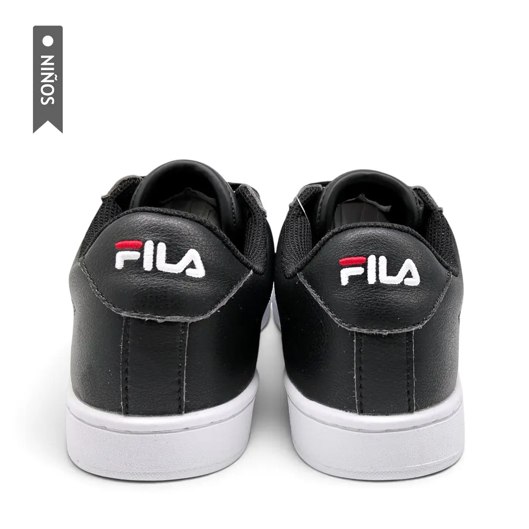 Tenis Fila Jrjerick De Niño-Negro/Blanco 5