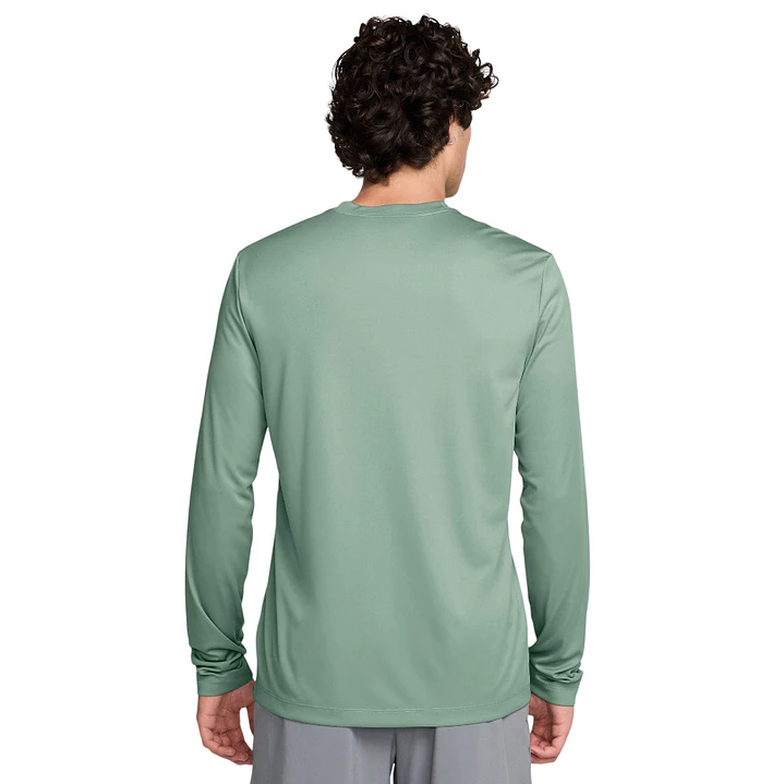 Camiseta Nike M Df Tee Std Ls Flex Hombre-Verde 2