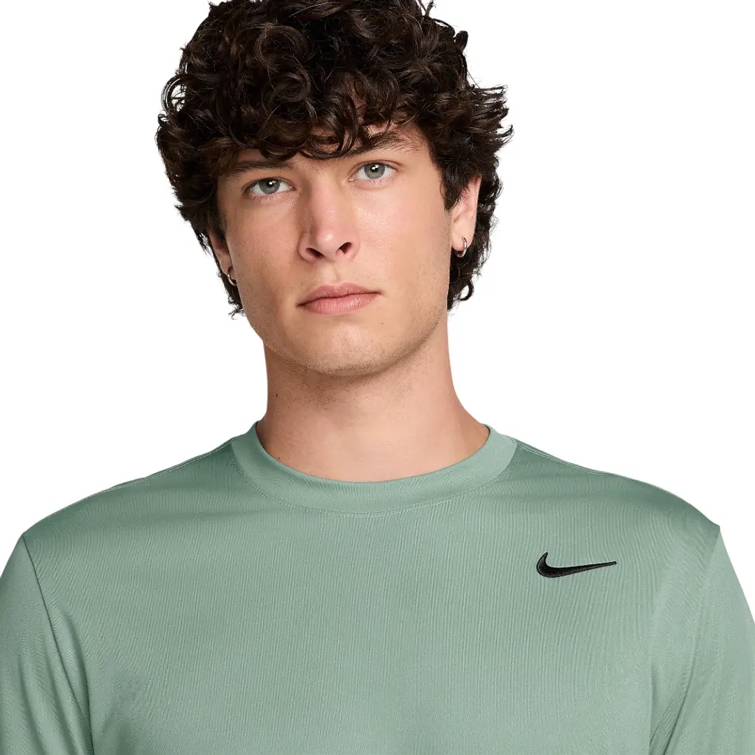 Camiseta Nike M Df Tee Std Ls Flex Hombre-Verde 3