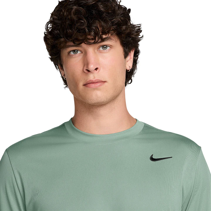 Camiseta Nike M Df Tee Std Ls Flex Hombre-Verde 3
