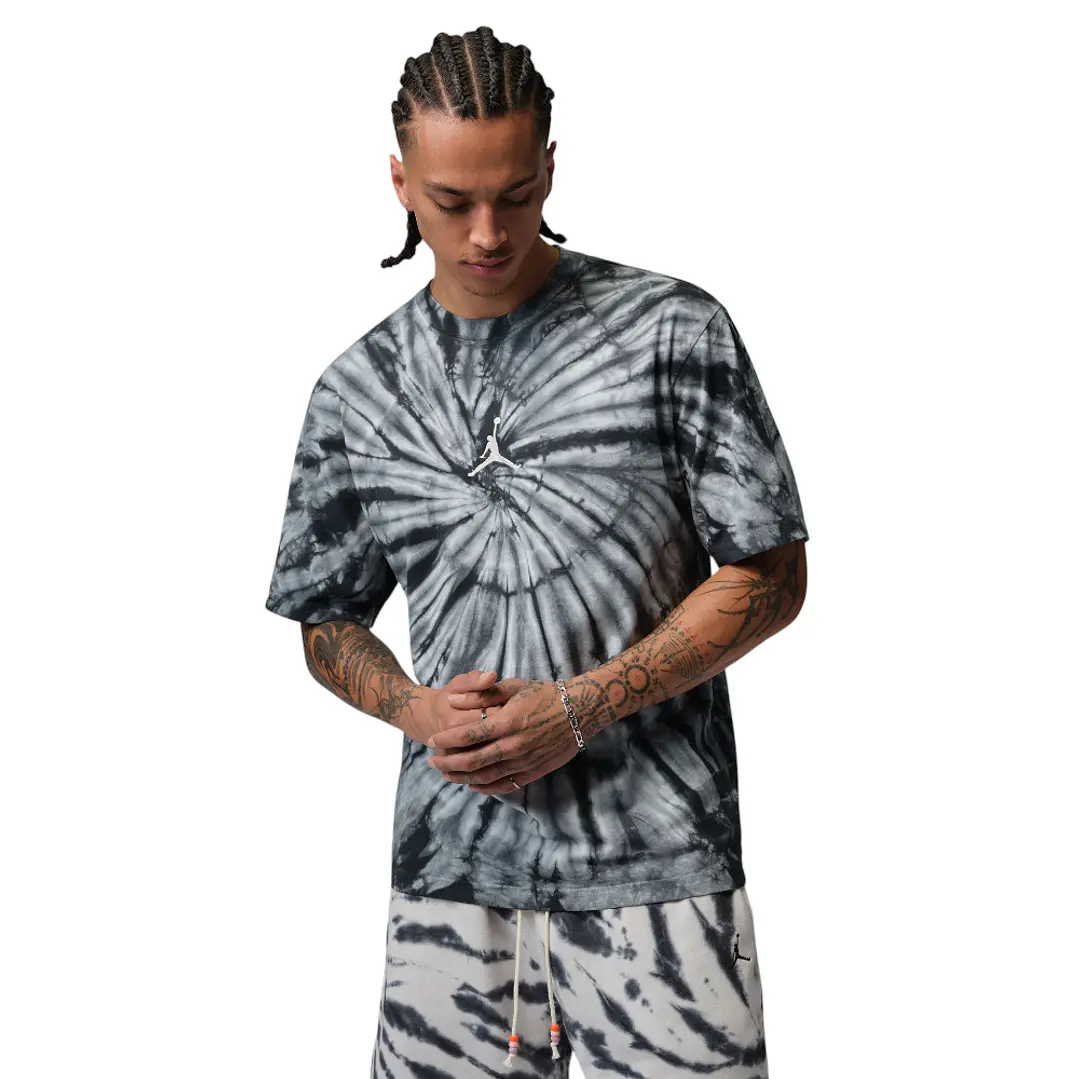Camiseta Nike Brk Td Ssnl Fest Ss Crw Hombre-Gris/Negro 1