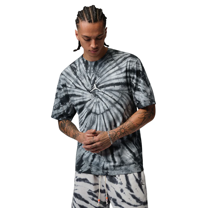 Camiseta Nike Brk Td Ssnl Fest Ss Crw Hombre-Gris/Negro 1