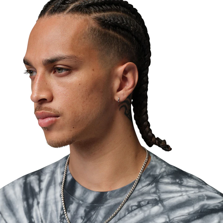 Camiseta Nike Brk Td Ssnl Fest Ss Crw Hombre-Gris/Negro 3