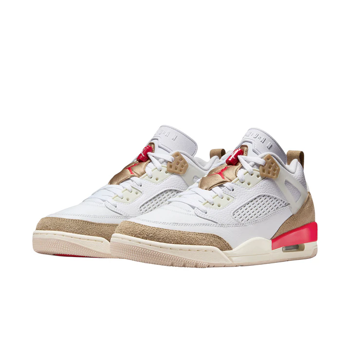 Tenis Nike Jordan Spizike Low Hombre-Blanco/cafe 4