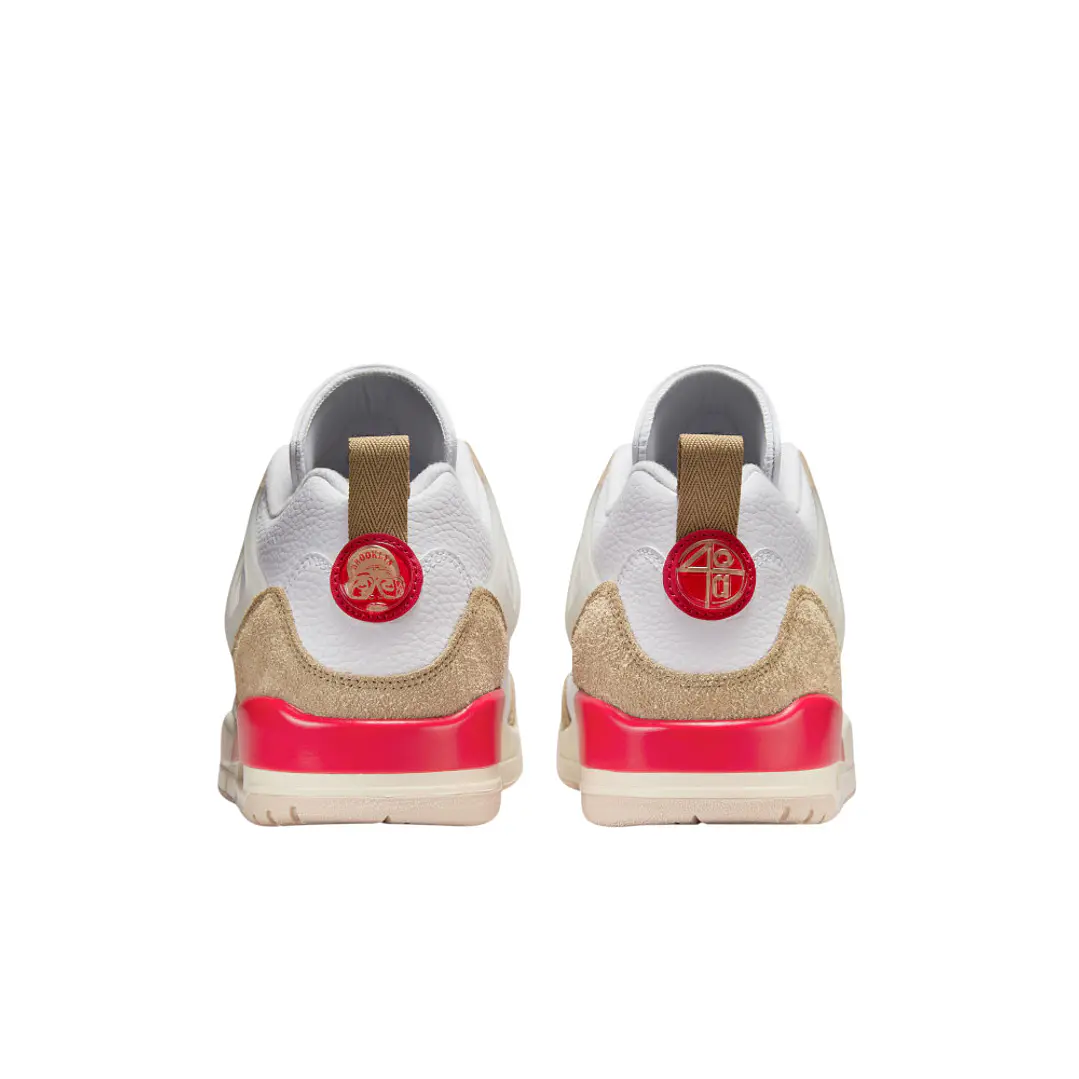 Tenis Nike Jordan Spizike Low Hombre-Blanco/cafe 5