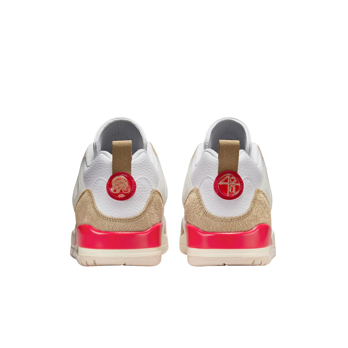 Tenis Nike Jordan Spizike Low Hombre-Blanco/cafe 5