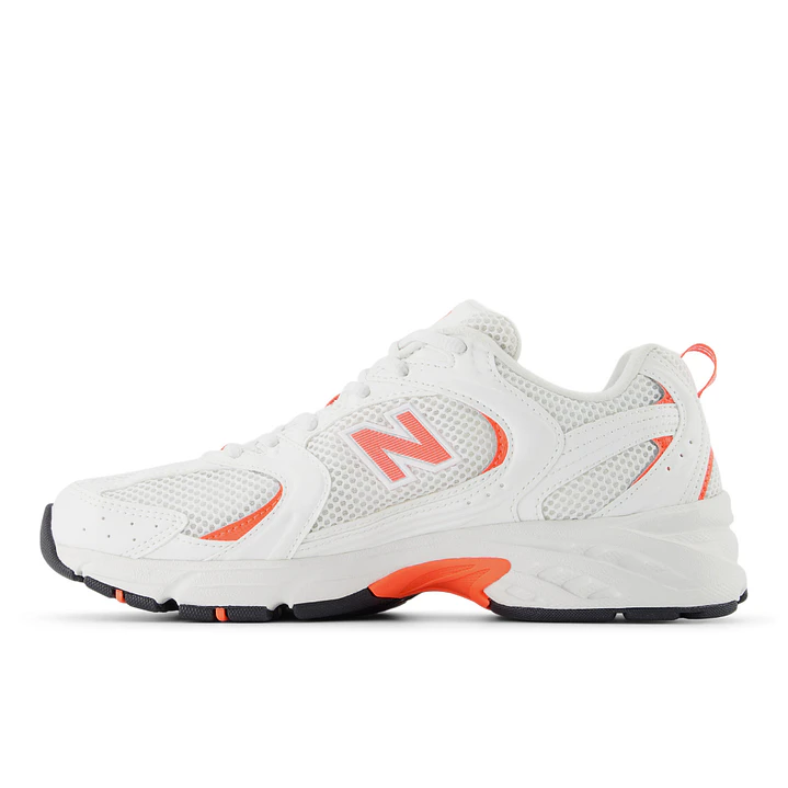 Tenis New Balance 530 Mujer-Blanco/Naranja 3