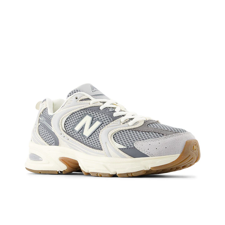 Tenis New Balance 530 Mujer-Blanco/Gris Oscuro 4
