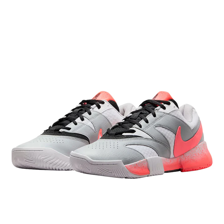 Tenis Nike W Court Lite 4 Hc Prm Mujer-Gris/rosa 4