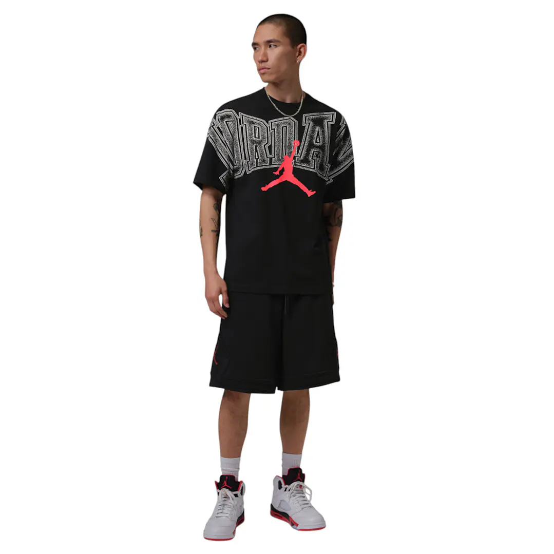 Camiseta Nike Jordan Graphic Hombre-Negro 4
