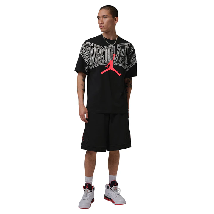 Camiseta Nike Jordan Graphic Hombre-Negro 4