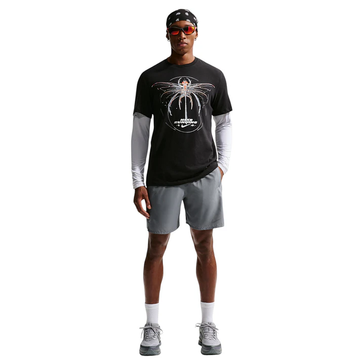 Pantaloneta Nike Miler 7Ul Hombre-Gris 3