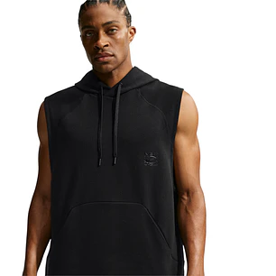 Hoodie Sin Mangas Nike Nac Hombre-Negro