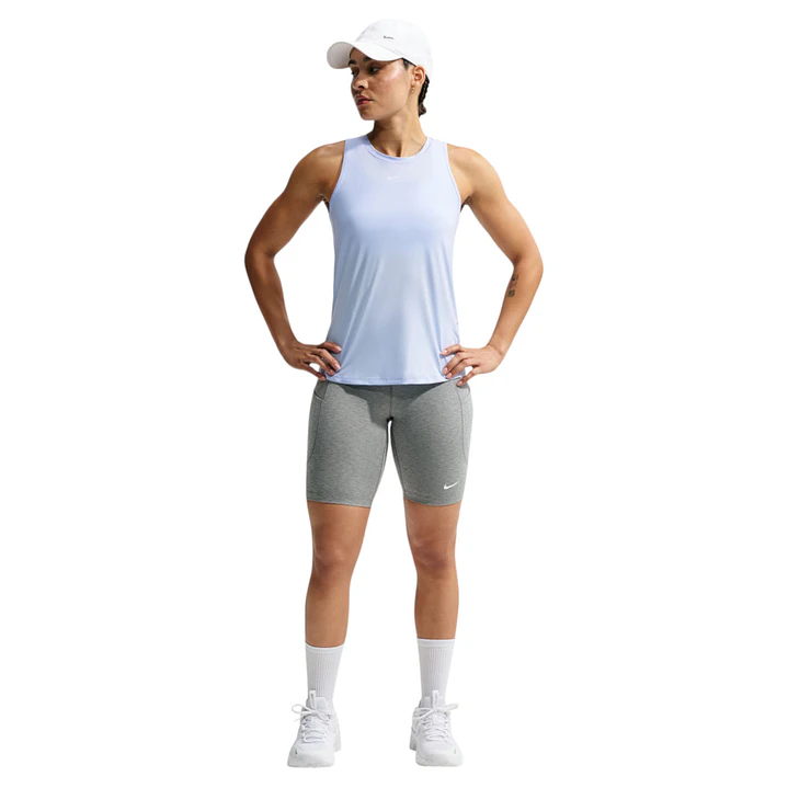 Camiseta Sin Mangas Nike One Classic Mujer-Azul 3