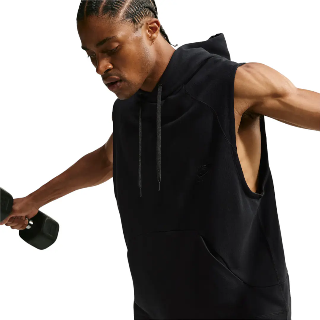 Hoodie Sin Mangas Nike Nac Hombre-Negro 3