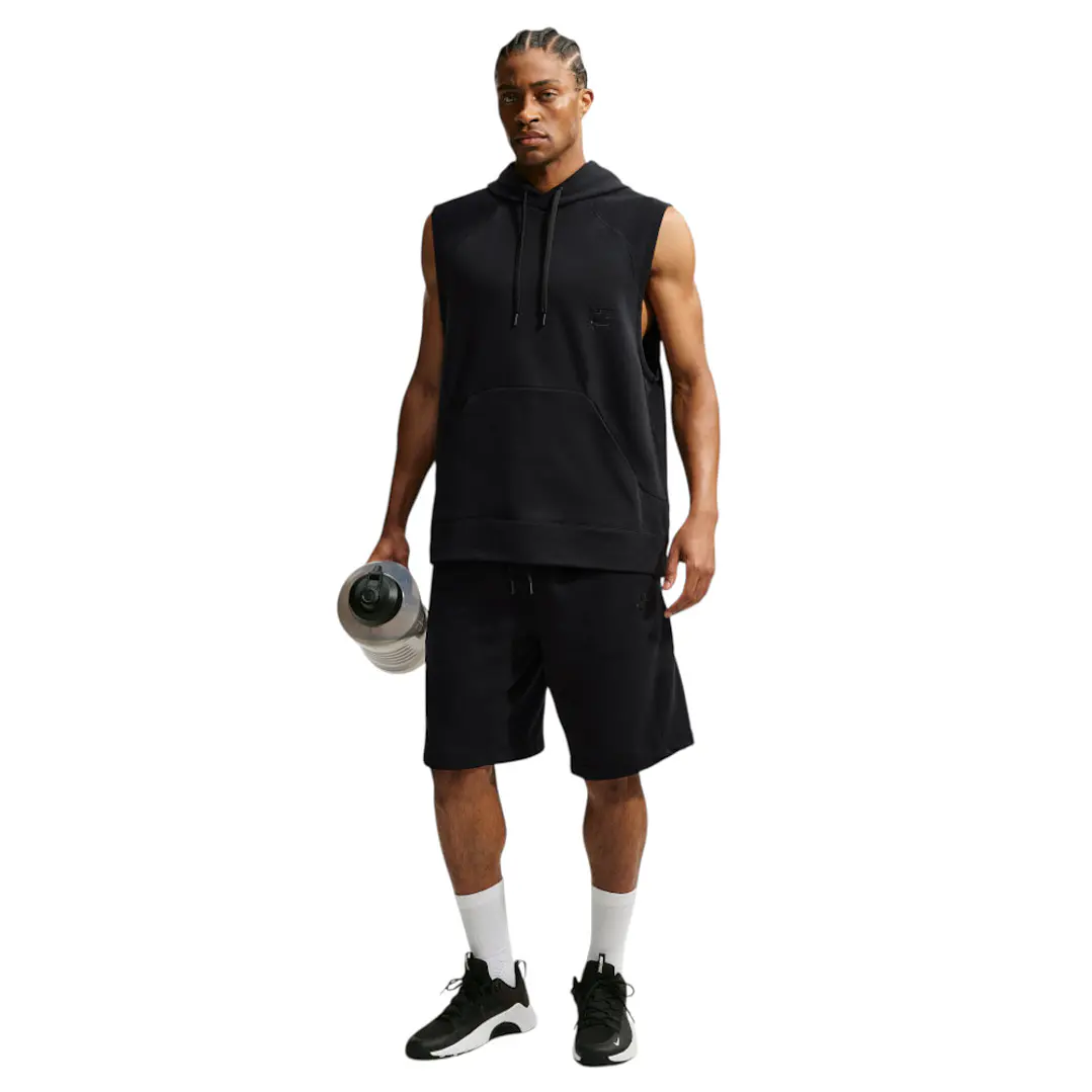 Hoodie Sin Mangas Nike Nac Hombre-Negro 4
